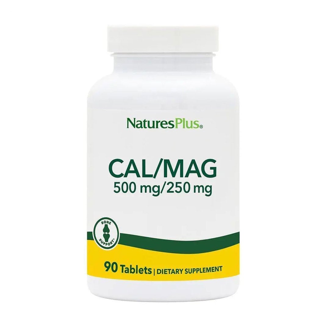 Кальцій та магній NaturesPlus Cal/Mag, 500 мг/250 мг, 90 таблеток